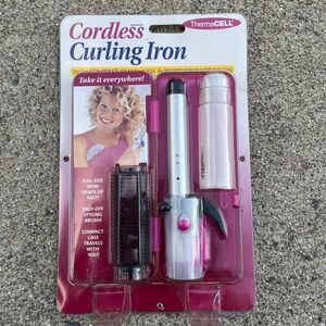 Thermacell cordless curling iron